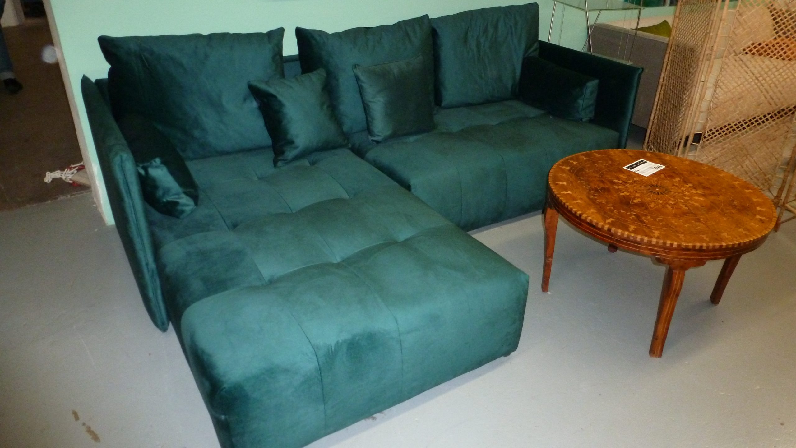 Ecksofa "grün"
