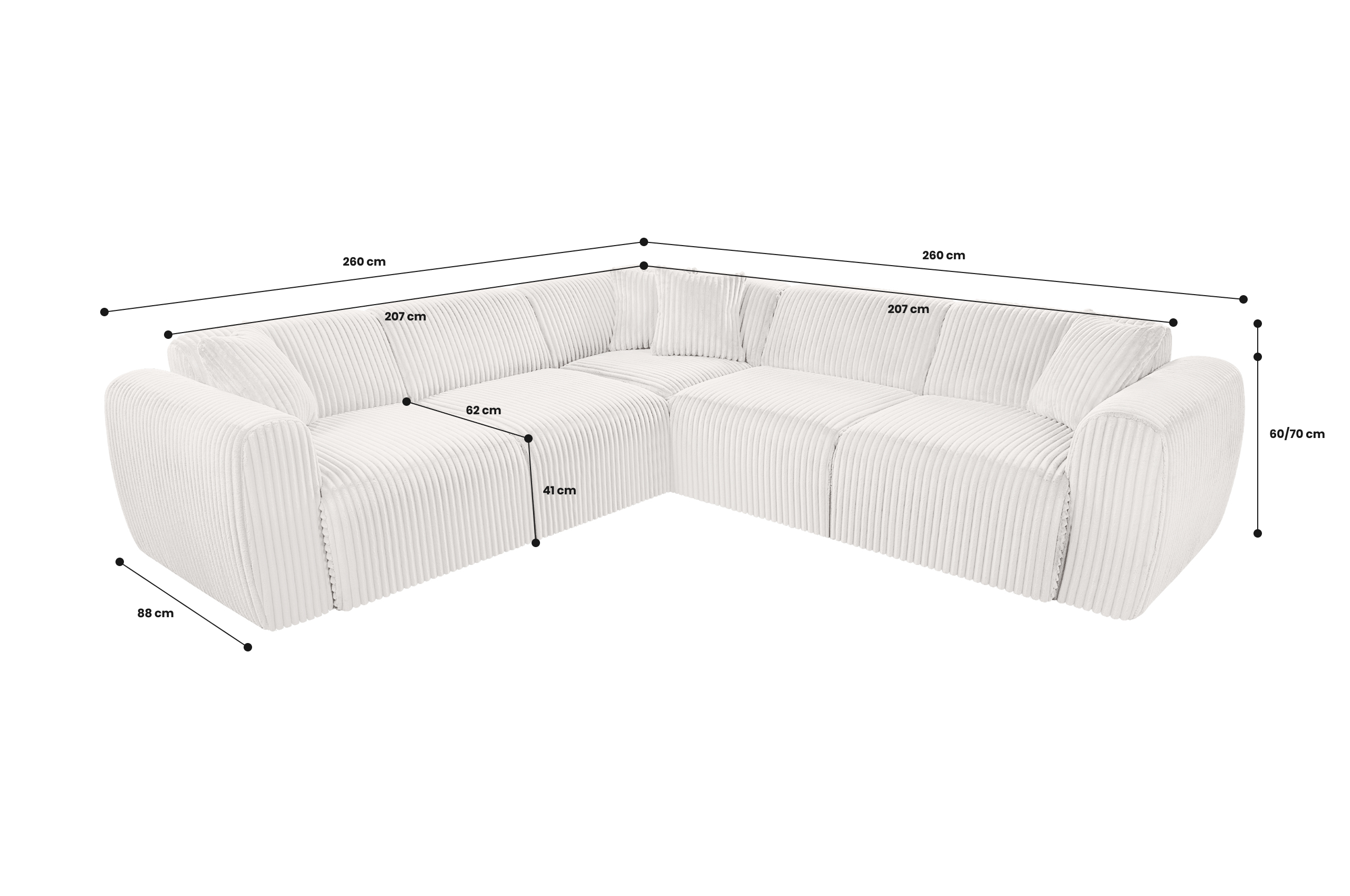 L-Couch "Tamara" – Bild 2