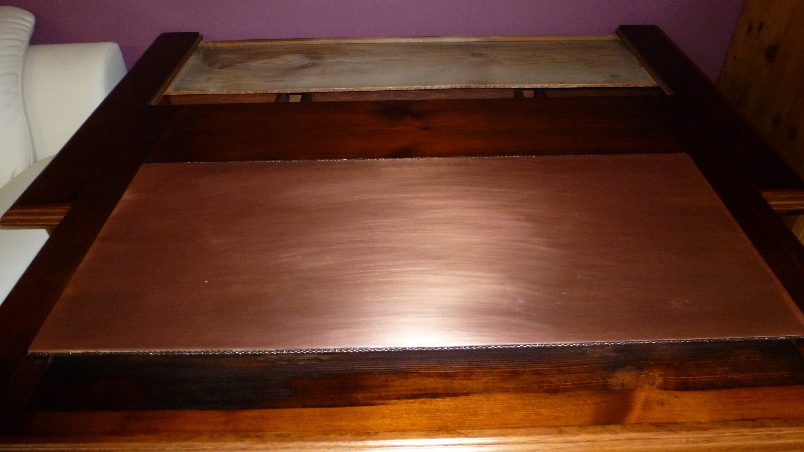 Schreibtisch "Kupferplatte" – Bild 6