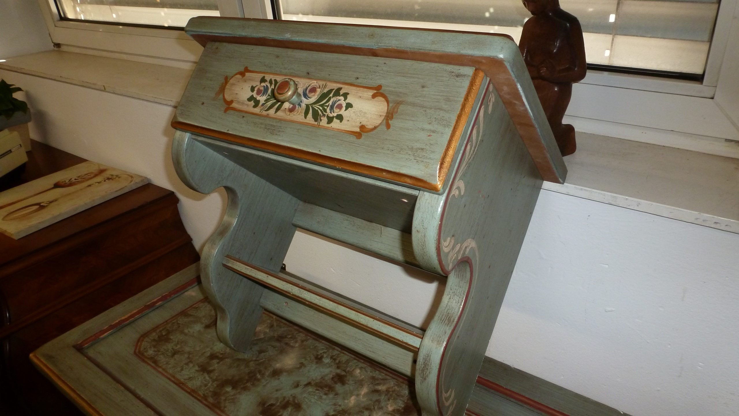"Voglauer" Bauerntruhe mit Wandkonsole – Bild 8