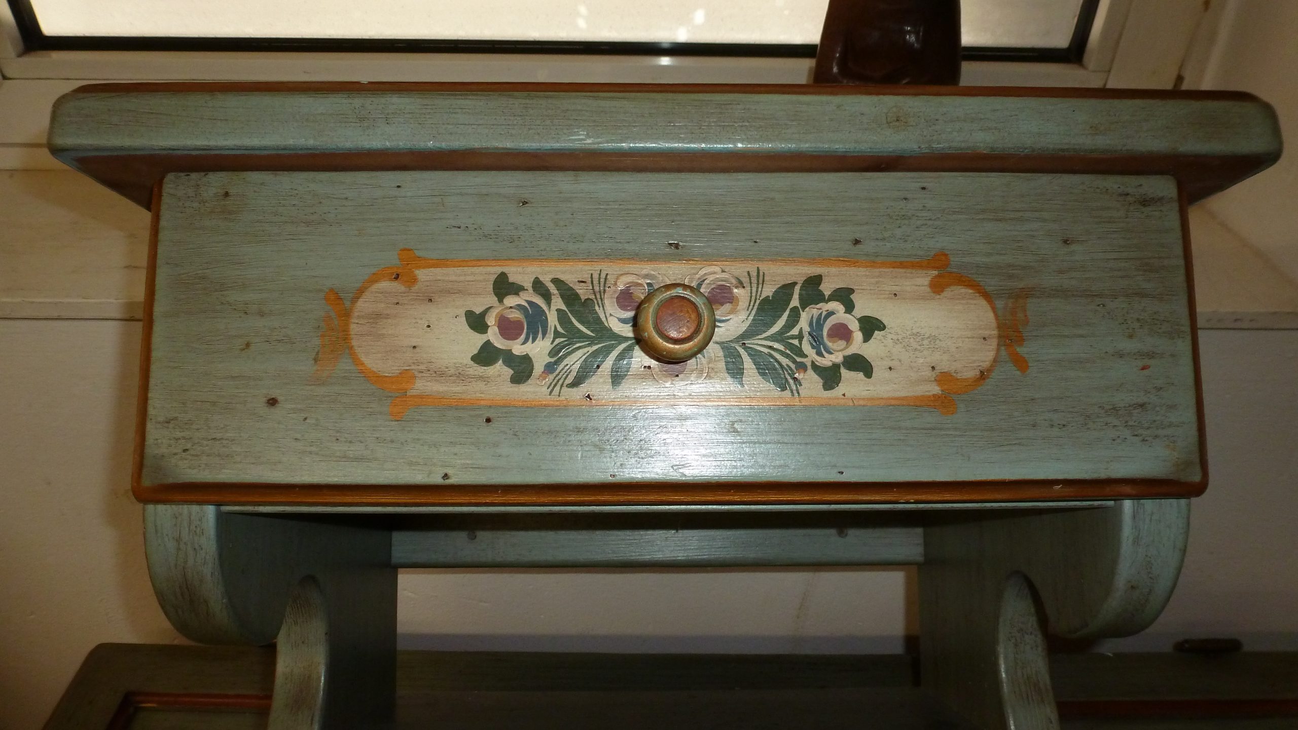 "Voglauer" Bauerntruhe mit Wandkonsole – Bild 9